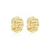 Unique Metal Braid Stud Earring 40400067