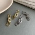 Hollow Leaves C Shape Stud Earring 40400069