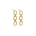 Hollow Leaves C Shape Stud Earring 40400069