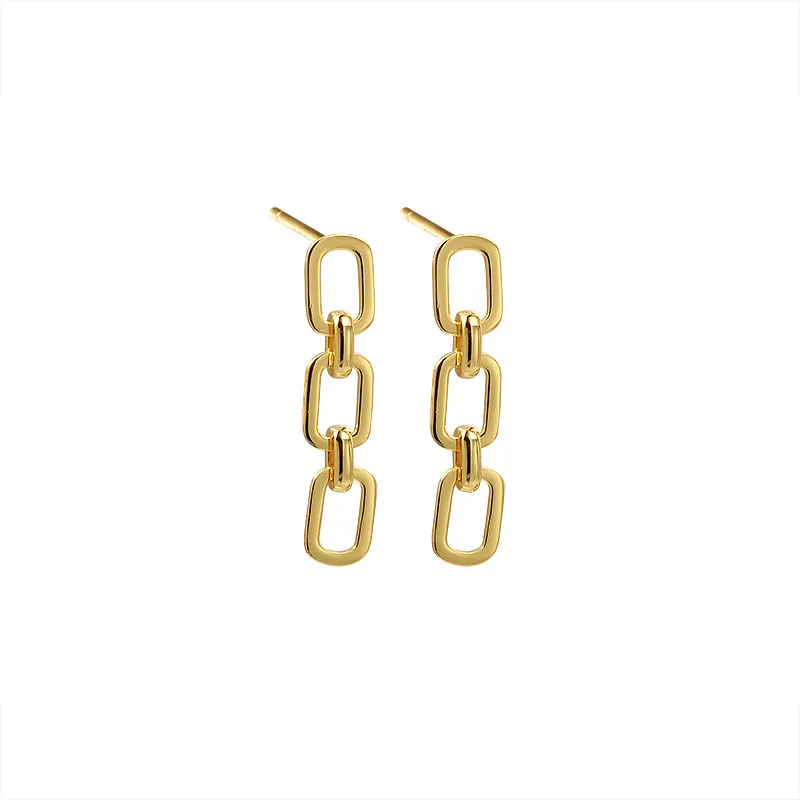 Hollow Leaves C Shape Stud Earring 40400069