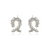 Geometric Twisty Pearl Stud Earring 40400072