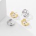 Three Rows Round Shape Stud Earring 40400075