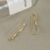 Irregular Curve Lines Stud Earring 40400079