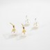 Minimalist Baroque Pearl Stud Earring 40500007