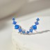 Unique Blue Opal Stud Earring 40700039