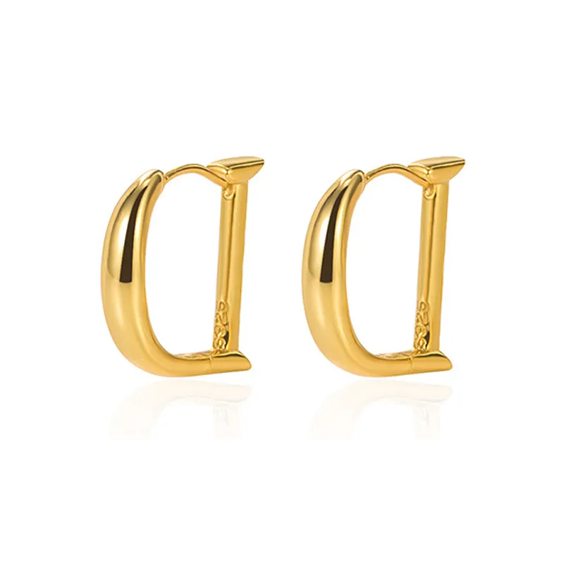 Fashion Letter D Hoop Earring 60200118