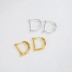 Fashion Letter D Hoop Earring 60200118