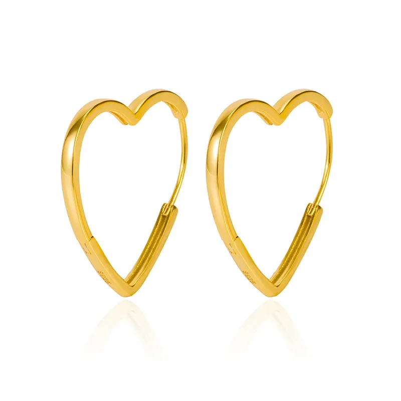 Large Love Heart Hoop Earring 60200119