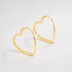 Large Love Heart Hoop Earring 60200119