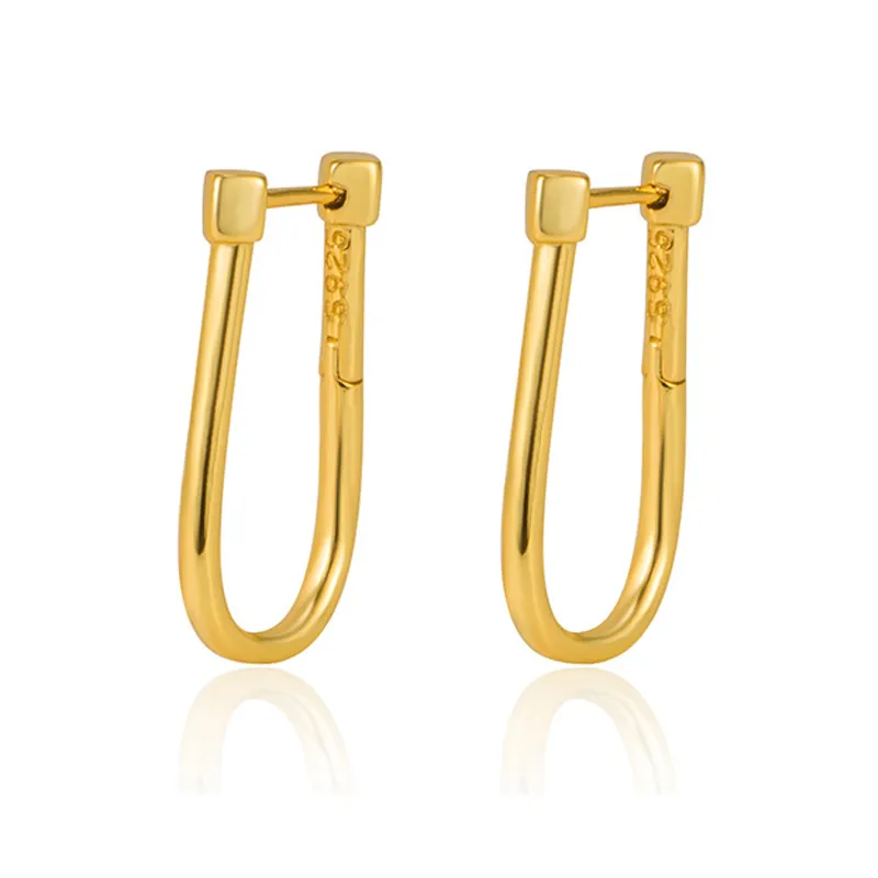 French U Shape Hoop Earring 60200120