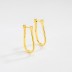 French U Shape Hoop Earring 60200120