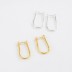 French U Shape Hoop Earring 60200120