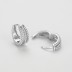 Shiny Rows Zirconia Hoop Earring 60200127