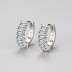 Shiny Cube Sugar Zirconia Hoop Earring 60200128