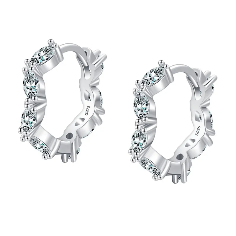 Shiny Mariquesa Zirconia Hoop Earring 60200129