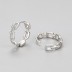 5A Zirconia Chain Hoop Earring 60200133