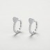 5A Heart Zirconia Hoop Earring 60200134