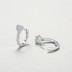 5A Heart Zirconia Hoop Earring 60200134