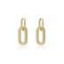 Luxury Linked Chain Zirconia Hoop Earring 60200140