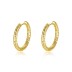 Classic Hammer Pattern Hoop Earring 60200142