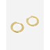 Classic Hammer Pattern Hoop Earring 60200142