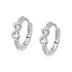 Zirconia Infinity Hoop Earring 60200149