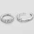 Zirconia Infinity Hoop Earring 60200149