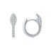 Zirconia Snake Hoop Earring 60200151