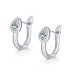 Waterdrop Zirconia U Hoop Earring 60200154