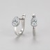 Waterdrop Zirconia U Hoop Earring 60200154