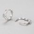 Elegant Round Zirconia Hoop Earring 60200157