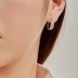 Sparkle Cluster Zirconia Hoop Earring 60200194