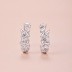 Sparkle Cluster Zirconia Hoop Earring 60200194