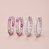 Rainbow Classic Zirconia Hoop Earring 60200195