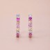 Rainbow Classic Zirconia Hoop Earring 60200195