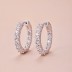 Rainbow Classic Zirconia Hoop Earring 60200195