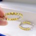 4mm 8A Zirconia French Hoop Earring 60200196