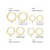 Classic Minimalism Hoop Earrings 60200197