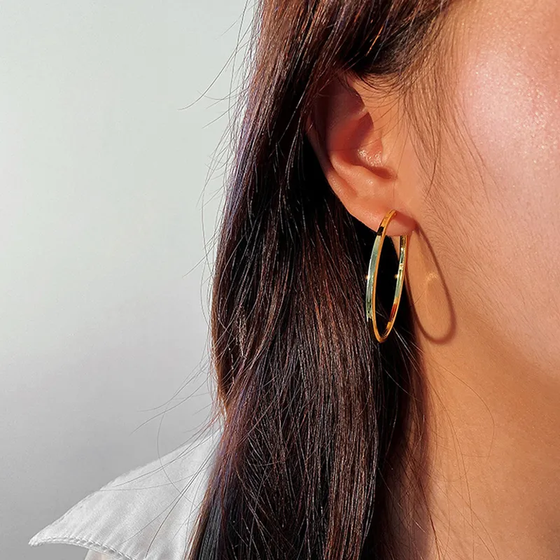 Classic Minimalism Hoop Earrings 60200198