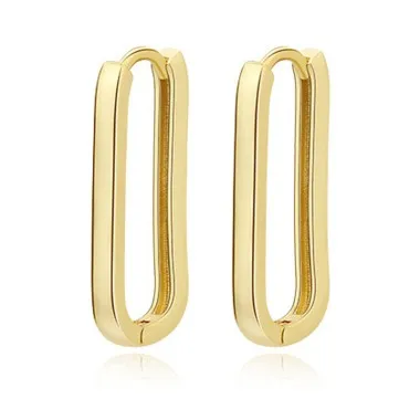 Classic Rectangle Hoop Earring 60200203