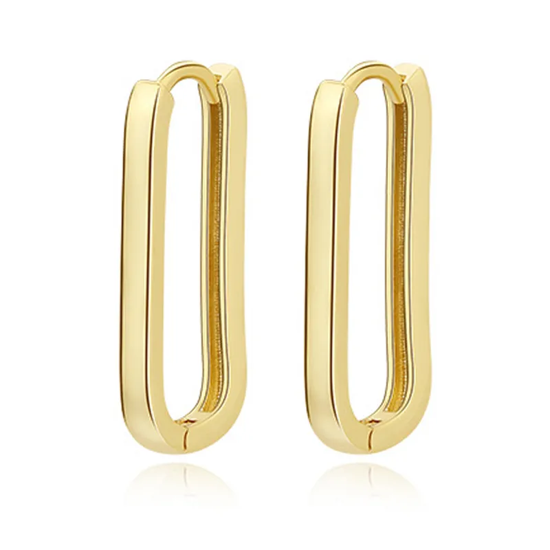 Classic Rectangle Hoop Earring 60200203