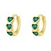 Lovely Heart Zirconia Hoop Earring 60200205