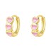 Lovely Heart Zirconia Hoop Earring 60200205