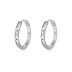 Vintage Rainbow Zirconia Hoop Earring 60200207