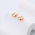 Geometric Rainbow Zirconia Hoop Earring 60200208