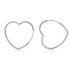 30mm Classic Heart Hoop Earrings 60200212