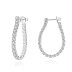 Sparkle Tennis Zirconia Hoop Earring 60200214