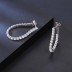 Sparkle Tennis Zirconia Hoop Earring 60200214