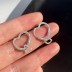 Double Love Heart Hoop Earring 60300103