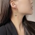 Geometric Metal Beads Charm Hoop Earring 60300105